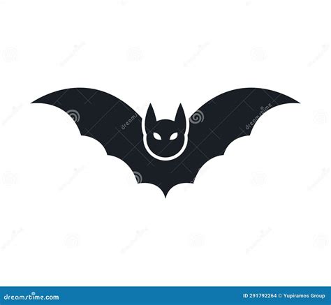 Halloween bat flying stock vector. Illustration of animal - 291792264