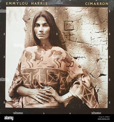 Emmylou Harris - Cimarron, 1981 - Vintage vinyl album cover Stock Photo ...