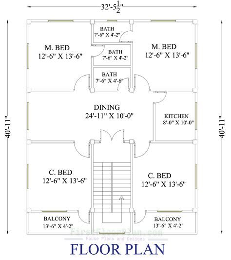 Small House Floor Plan | Column Layout | Slab Reinforcement Details - First Floor Plan - House ...