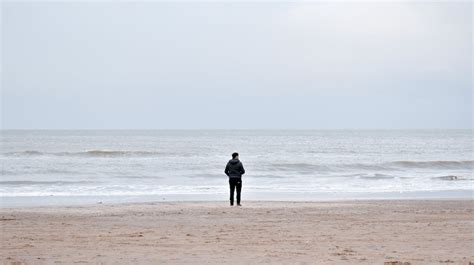 A Man Alone at the Beach · Free Stock Photo