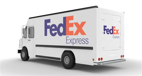 FedEx Truck(1) 3D Model $59 - .max .fbx .obj .ma .c4d - Free3D