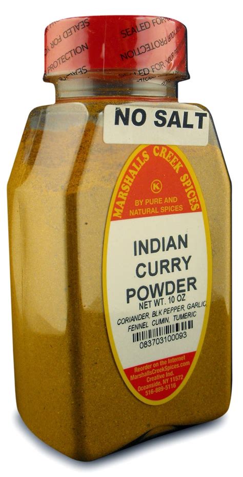 CURRY POWDER INDIAN 10 Oz.no Salt One Price Shipping Any | Etsy