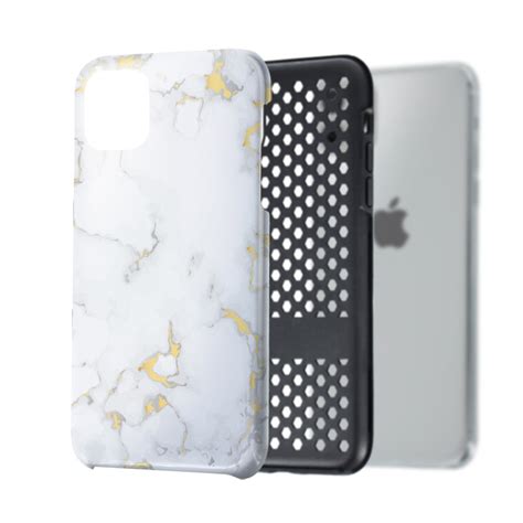 iPhone 11 Pro Case - - Beautiful White And Gold Marble - Casebus