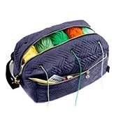 Amazon.com: MYBAGZING Crochet Bag Organizer - Knitting Bag - Yarn ...