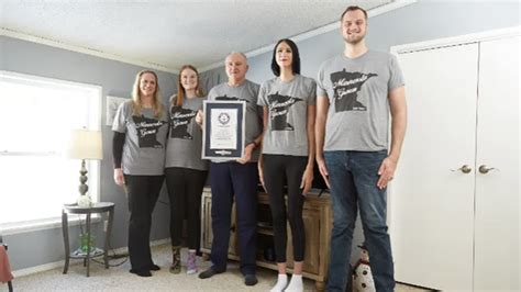 Minnesota family named tallest in the world with one member standing ...