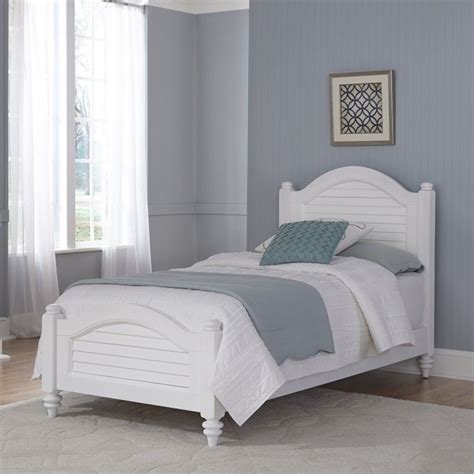 Home Styles Bermuda Wood Twin Bed in White 95385049492 | eBay