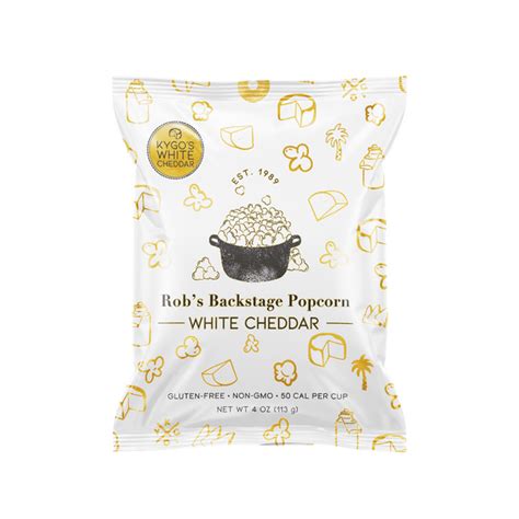 ROB'S BACKSTAGE POPCORN - WHITE CHEDDAR - Walmart.com