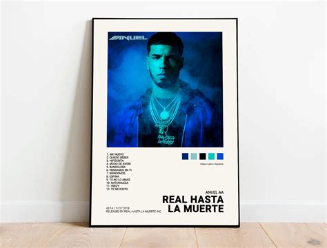 Anuel AA / Real Hasta La Muerte Album Cover Poster