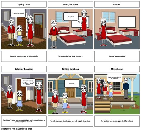 The Mercy House Story Storyboard by b8287660