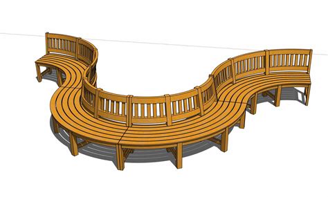Curved Wooden Garden Benches, Handcrafted in Yorkshire | Woodcraft UK