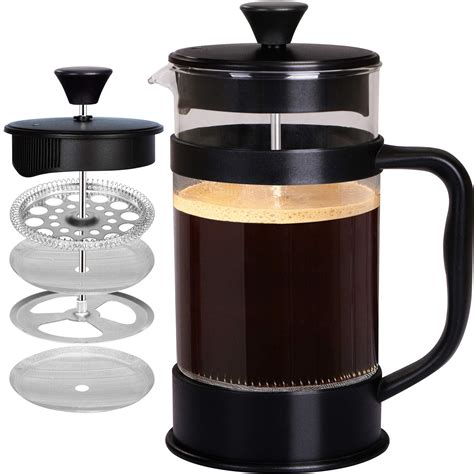 Buy KICHLY French Coffee Press (32 Oz/1000 ml) - Espresso and Tea Maker with Triple Filters ...