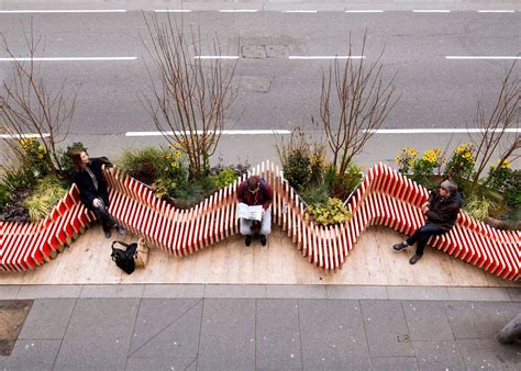 Parklet Bench by WMB Studio | Urban landscape design, Streetscape design, Street furniture