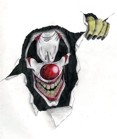 evil clown drawings - Google Search | Evil clowns, Scary clowns, Freaky clowns