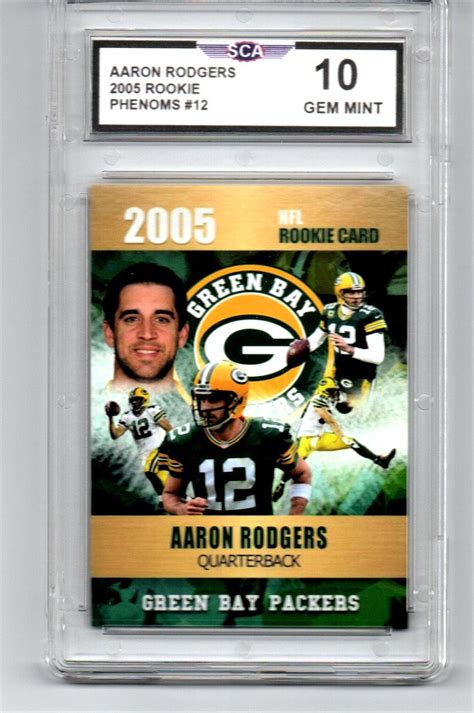 AARON RODGERS 2005 Rookie Phenoms 14 Rookie Card Rare - Etsy