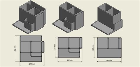 3D Printed Desk organizer by witekkacarow | Pinshape