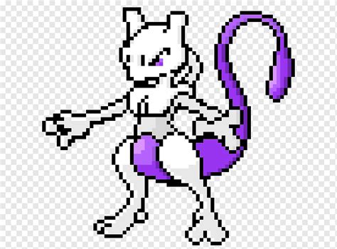 Mewtwo Pixel Art 32X32