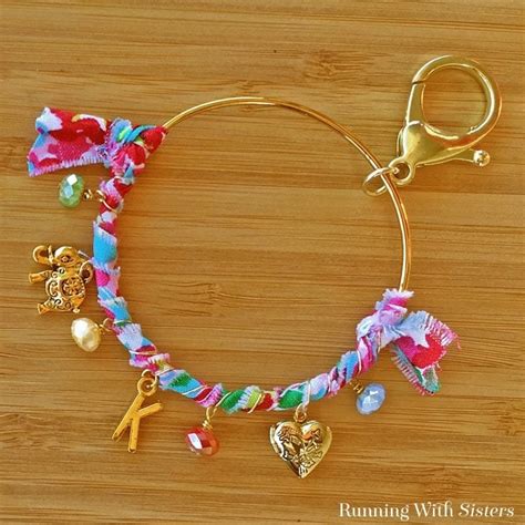 How To Make A Monogram Charm Keychain | Ideas for the Home