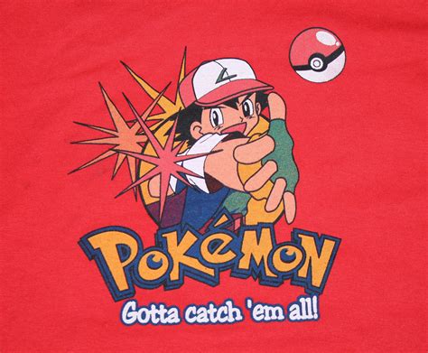 S * NOS vtg 90s Pokemon gotta catch em all t shirt * 43.156