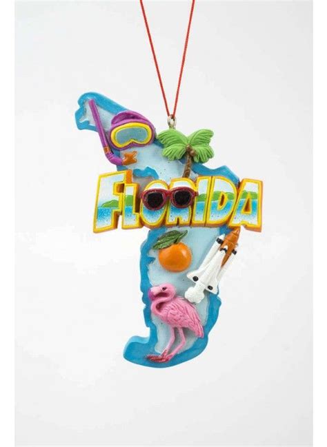 Florida Ornament | Florida ornament, State christmas ornaments, Ornaments