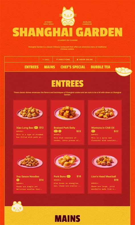 Free Casual Chinese Menu Template | Menuzen