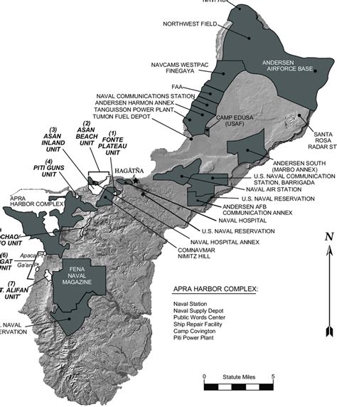 Guam Military Bases Map