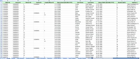 Data Mapping Spreadsheet Template