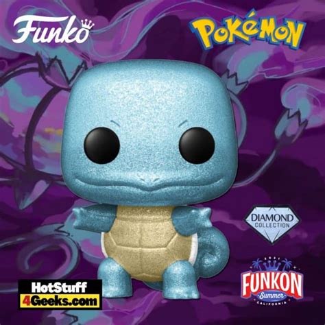 Funko Pop! Animation: Pokémon – Squirtle Diamond Glitter – FunKon 2021