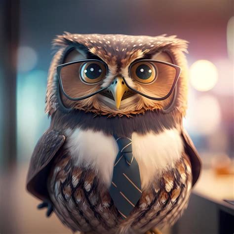 owl businessman illustration 21876477 Stock Photo at Vecteezy