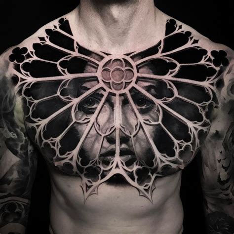 50 Awesome 3D Chest Tattoo Designs - Gravetics