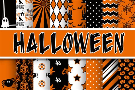 Halloween Digital Paper Graphic by oldmarketdesigns · Creative Fabrica