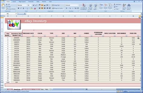 Retail Inventory Tracker Excel Template - Template 1 : Resume Examples ...