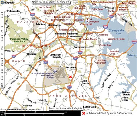 Map Of Glen Burnie Md - Maping Resources