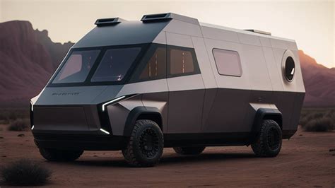 Tesla's Electric Passenger Van Prototype Could be the Ultimate Off-Grid Converted Camper Van ...