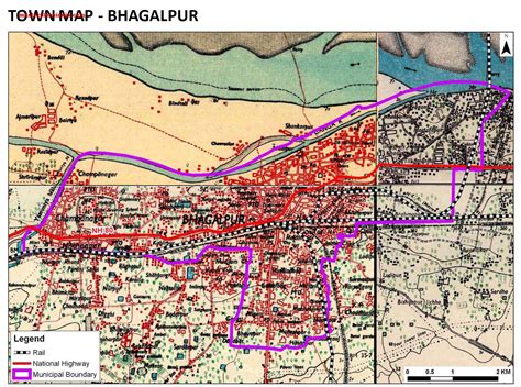 Bhagalpur City Map PDF Download - Master Plans India