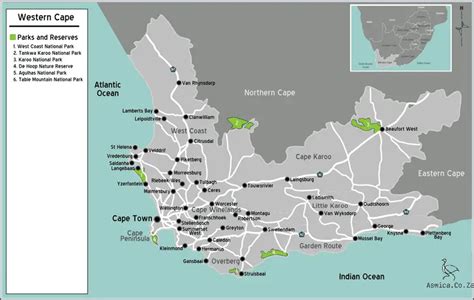 The Cape South Africa Map May 2024 - Aswica.Co.Za