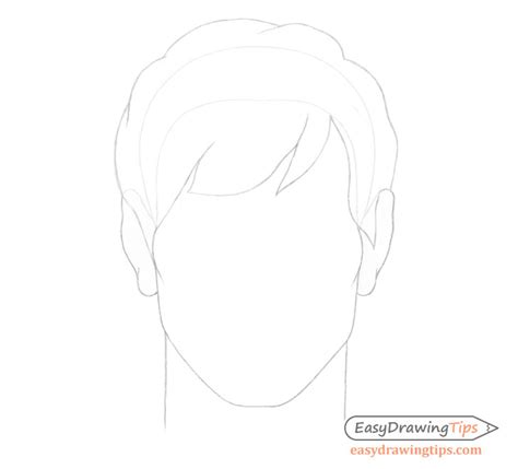 How to Draw Messy Boy Hair - White Hilooppat49