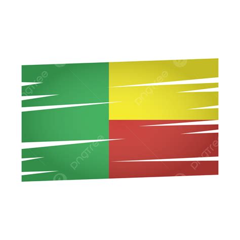 Benin Clipart Hd PNG, Benin Flag Vector With Transparent Background ...