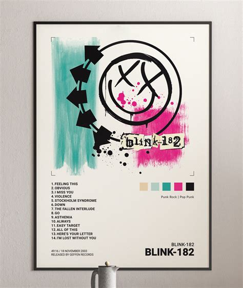 Blink-182 - Self Titled Album Cover Poster | Architeg Prints