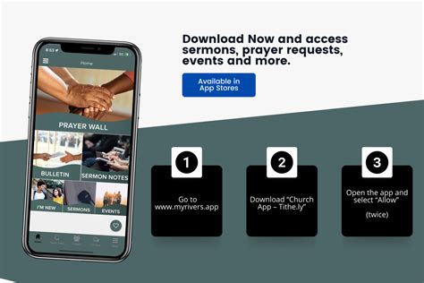 Instructions for downloading & installing our new church app | Rivers Church