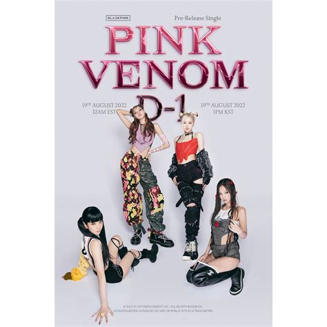 BLACKPINK PINK VENOM ALBUM POSTER A5 | Shopee Philippines