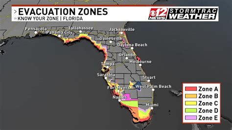 Hurricane Preparedness Week: Evacuation Zones | WTVX