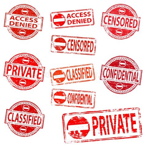 Private And Confidential Rubber Stamps Royalty Free Stock Image - Image ...