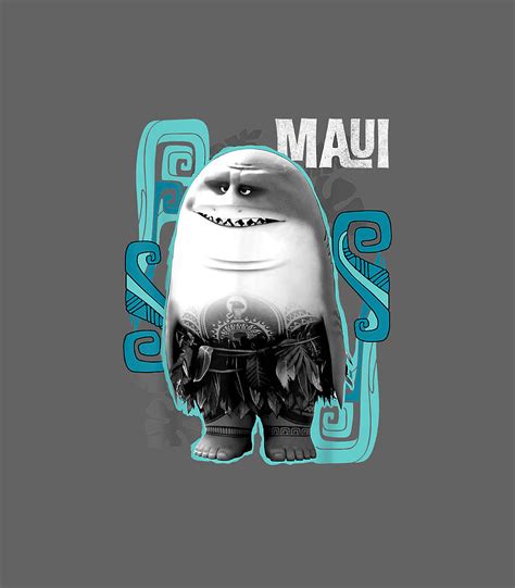 Disney Moana Maui Half Shark Digital Art by Emre Hiza