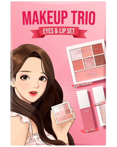 Buy AMTS x True Beauty Makeup Edition - Some Love Makeup 3 Set (7colors ...