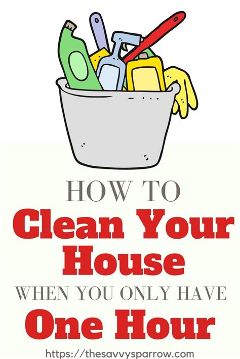 7 Steps to a Clean House in One Hour | House cleaning tips, Cleaning ...