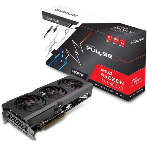 SAPPHIRE PULSE AMD Radeon RX 6800 XT Gaming Graphics Card with 16GB ...