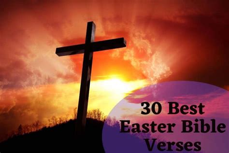 30 Best Easter Bible Verses
