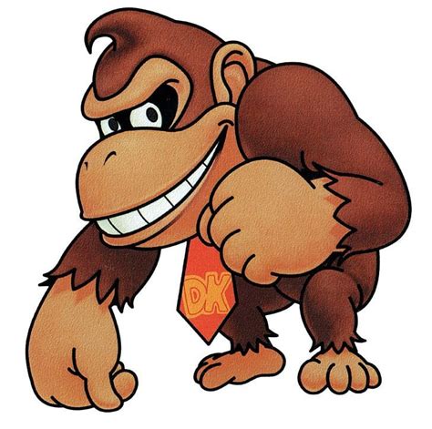 a cartoon monkey wearing a tie and smiling
