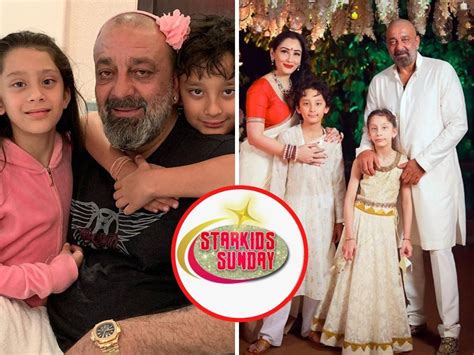 Sanjay Dutt kids | Star Kids Sunday: 5 times Sanjay Dutt, Maanayata ...