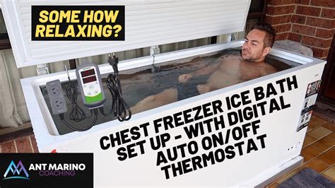 Chest Freezer Ice Bath with Auto On & Off Thermostat (Works Too Good!) - YouTube